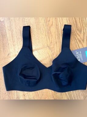KNIX Indigo V-Neck Evolution Bra Size 4 Wireless Comfort Performance Fabric